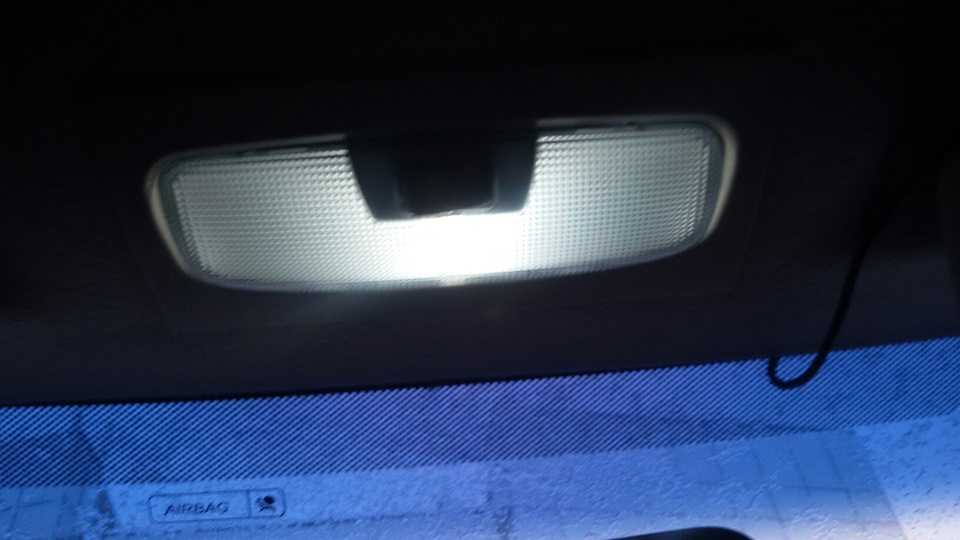 Замена лампы освещения салона форд фокус 3