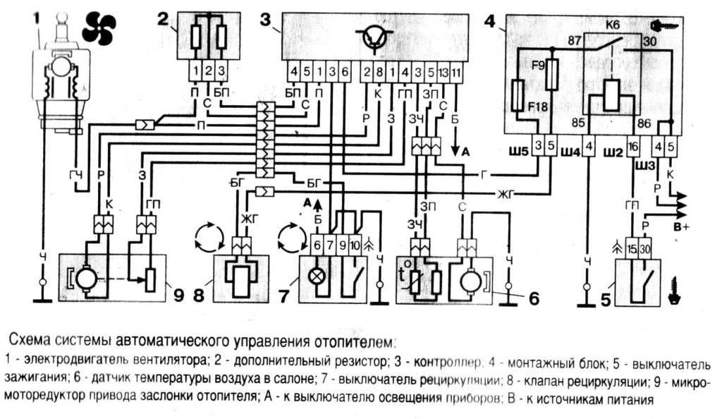 Резистор печки газ 31105