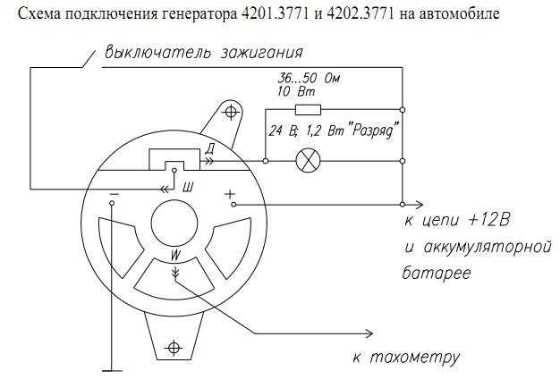 Подробные описания электрических схем проводки газ 3307 и газ 3309