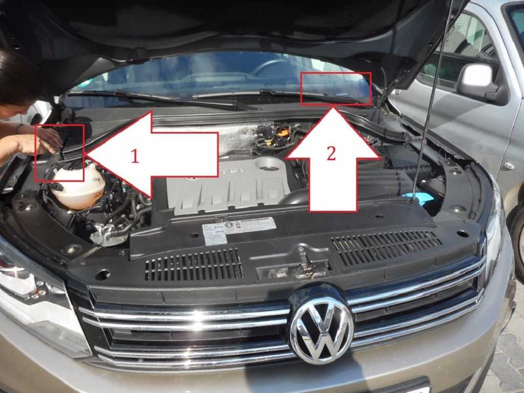 Volkswagen tiguan 2006-2017 – расположение vin и номера двигателя