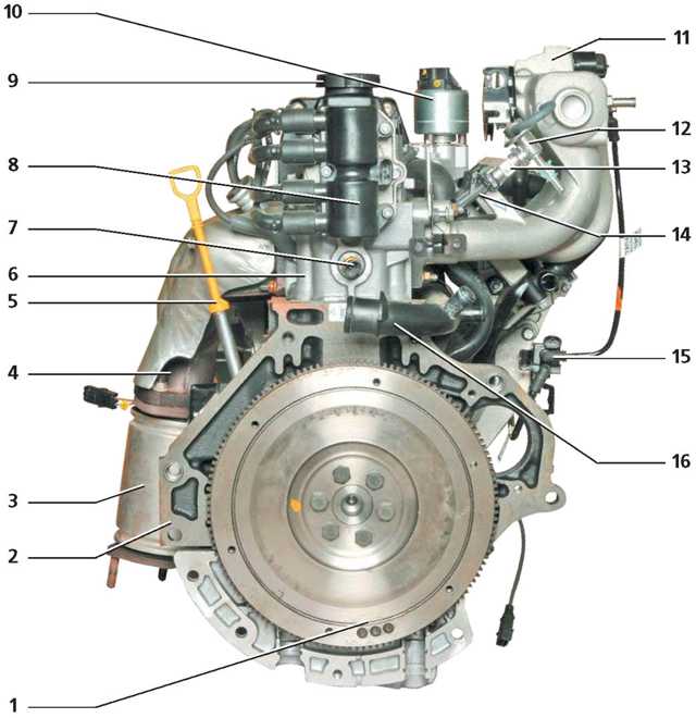 Двигатель chevrolet gm dat f16d4 1.6 л