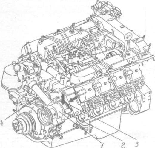 Система охлаждения двигателя / руководство по эксплуатации двигателей камаз экологических классов евро-2 и евро-3. двигатели камаз 740.35-400, 740.37-400, 740.38-360, 740.60-360, 740.61-320, 740.62-28