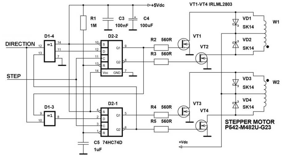 Arduino шаговый двигатель 28byj-48 (stepper motor) » ардуино уроки