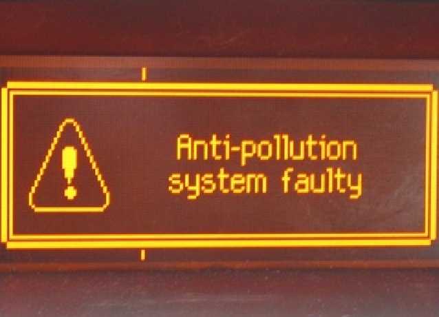 Depollution system faulty ошибка на пежо 308, что делать
