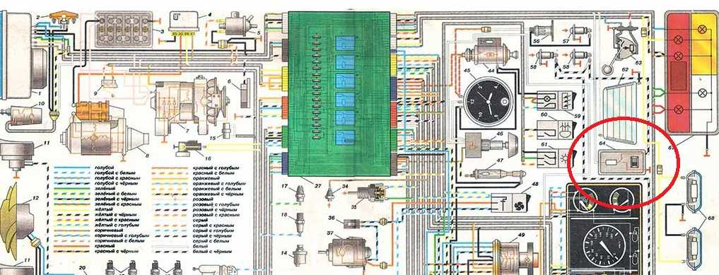 Схема блока управления двигателем ваз 2107 Схема электрических соединений ЭСУД ЕВРО2 М797, Январь 72 LADA 21053, 2107, 21074 с двигателями 2104, 21067