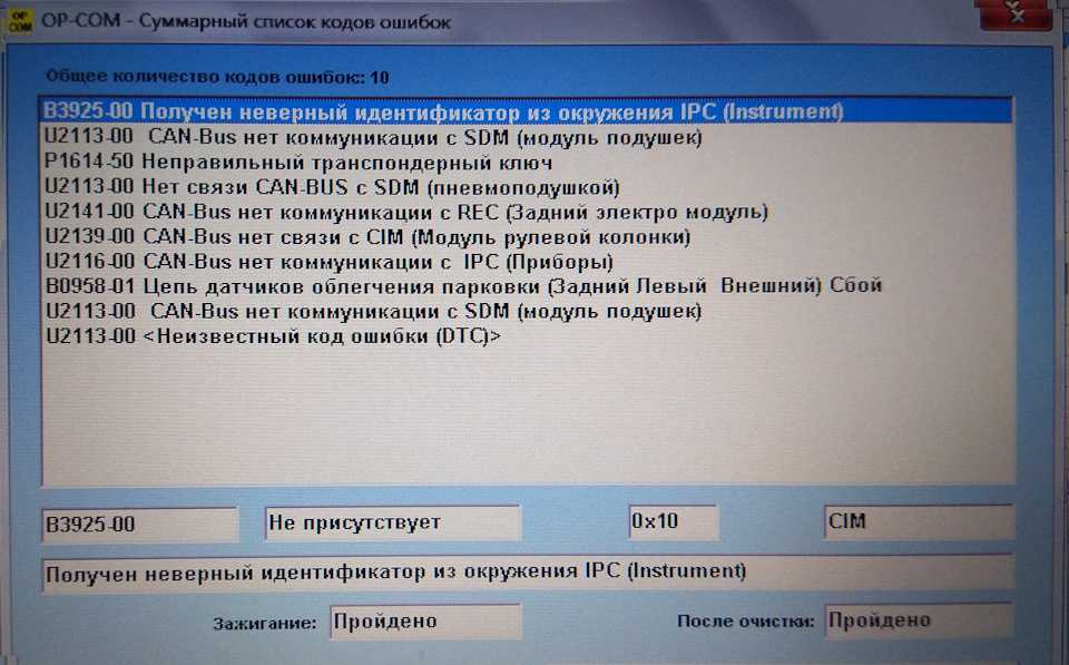 Диагностика и расшифровка кодов ошибок opel astra на русском языке: что означают 1463, 059761, 017012, 001161, 170000 и другие