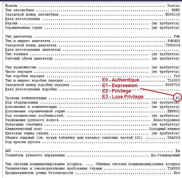 Коды неисправности рено