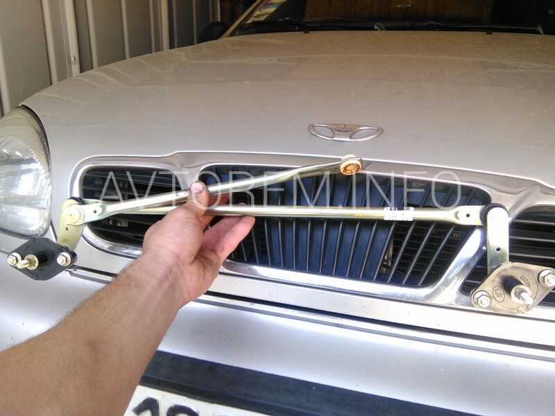Инструкция по замене трапеции стеклоочистителей дворников в авто daewoo lanos