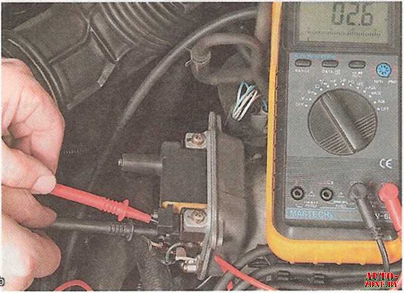 Как проверить катушку зажигания на двигателе