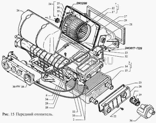 Схема суд автомобиля газель с двигателем змз-40524