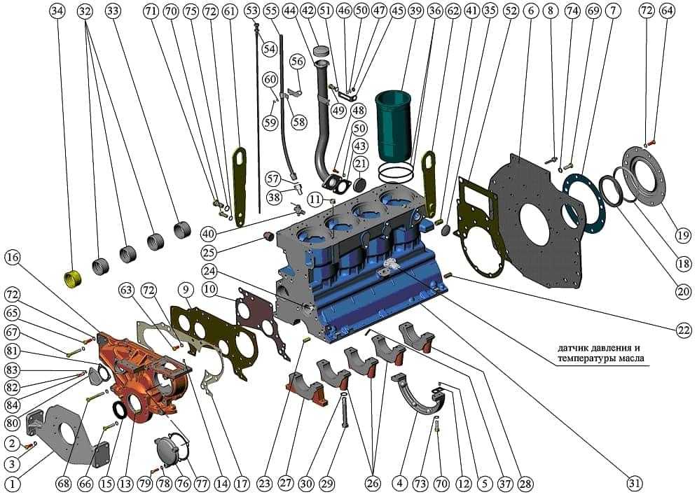 Система охлаждения двигателя паз 3205 схема