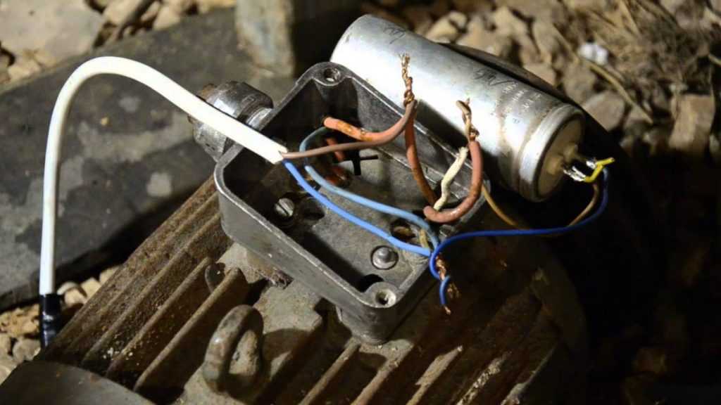Подключение эл двигателя через конденсатор – советы электрика