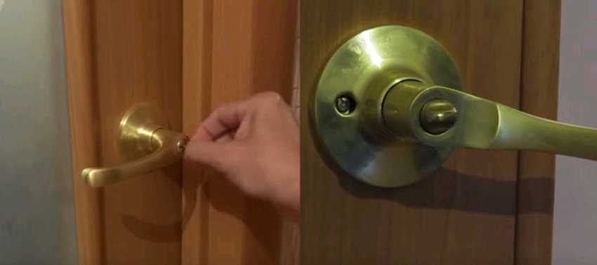 Как открыть защелку двери снаружи - всё о межкомнатных и входных дверях