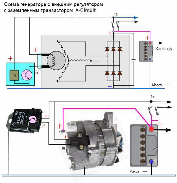 Генератор на газ 3309 с двигателем д245 схема включения - схемы генераторов -  - каталог статей - стартер генератор карбюратор автоэлектрика