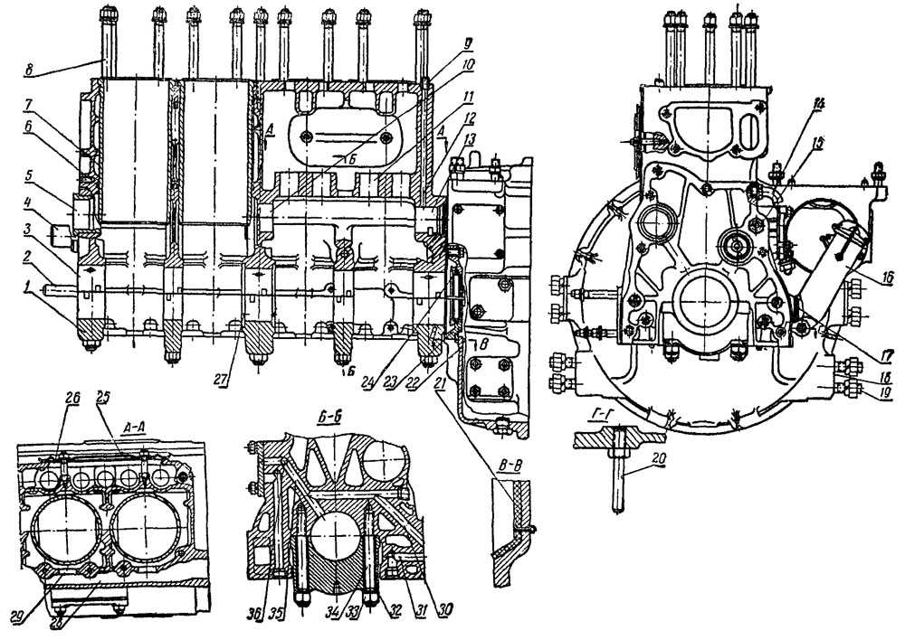Смд 18. двигатели зерноуборочных комбайнов: устройство двигателей смд-17к и смд-18к