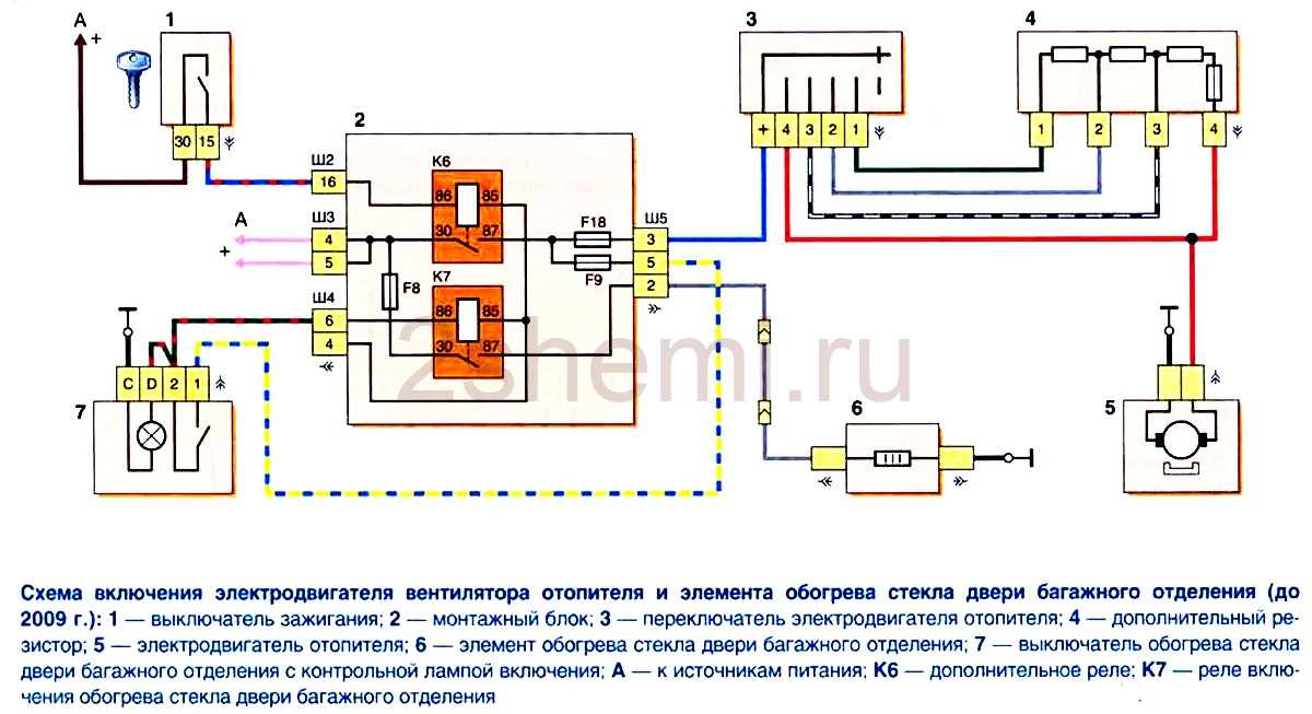 Ман схема подключения стартера