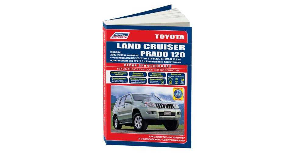 Toyota land cruiser prado 120 с 2002, техобслуживание инструкция онлайн