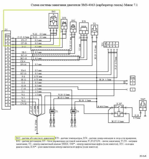 Схема электропроводки газель 406: особенности устройства