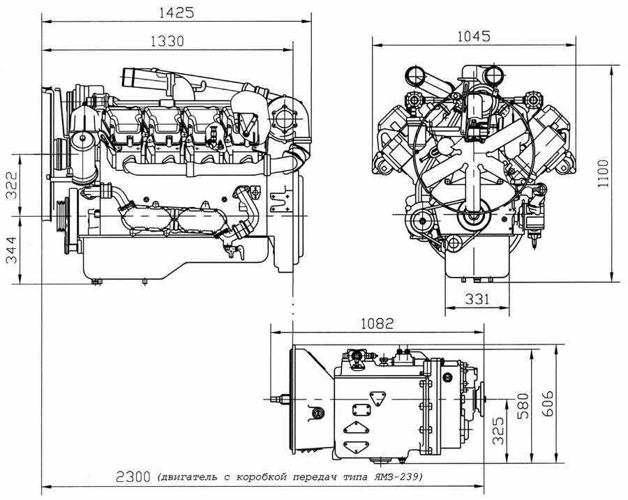 Двигатель ямз 236: технические характеристики