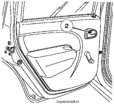 Снятие и установка обивки задней двери (для применения на моделе ford kuga 2)