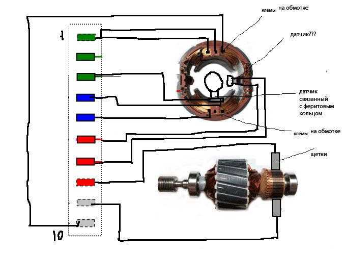 Схема подключения однофазного электродвигателя 220в (видео)