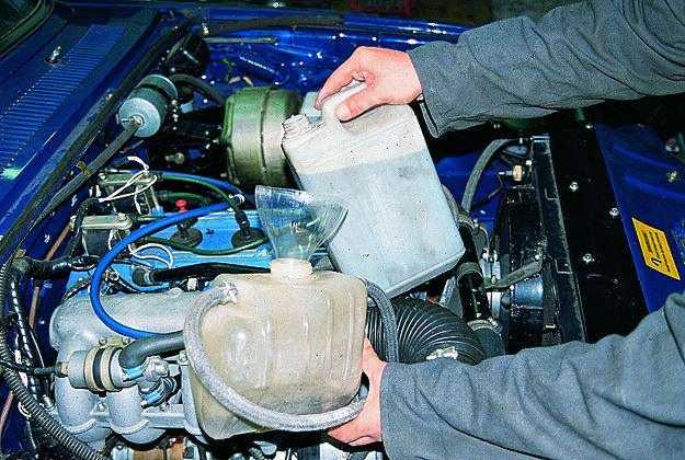 Схема проверки системы охлаждения двигателя автомобилей лада