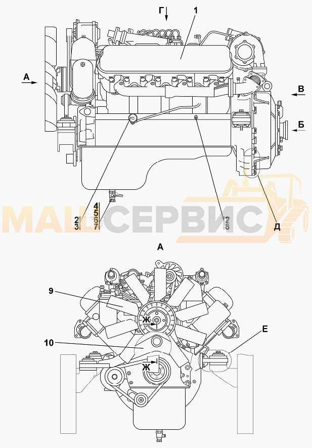 Схема установки тнвд для двигателя ямз-238