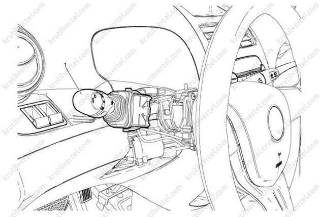 Где стоит датчик подушки безопасности (удара, airbag или srs) и как его проверить?