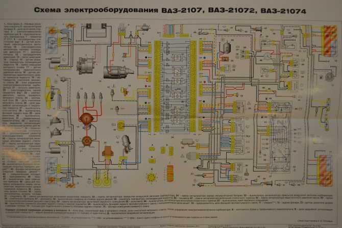 Ваз 21074 инжектор - схема электрооборудования с описанием, неисправности электросхемы