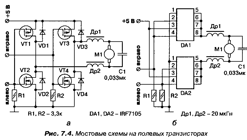 Принципиальная схема моста постоянного тока